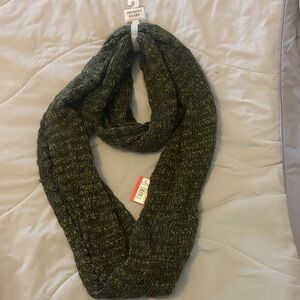 Mossimo Supply Co. Knit Infinity Scarf in Dark Green